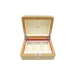 BOITE DE COLLECTION POUR OMEGA SPEEDMASTER SEAMASTER EN BOIS VERNI WATCH BOX