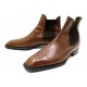 CHAUSSURES JM WESTON BEAUBOURG 631 BOTTINES 11E 45 CUIR MARRON BOOTS SHOES 920€