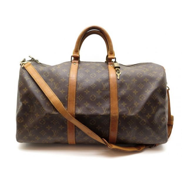 SAC DE VOYAGE LOUIS VUITTON KEEPALL 50 BANDOULIERE M41416 TOILE MONOGRAM 1520€