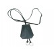 NEUF PORTE CLES HERMES GRANDE CLOCHETTE EN CUIR VERT BIJOU DE SAC CHARM 410€