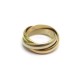 BAGUE CARTIER TRINITY MM B4052700 T55 3 ORS JAUNE ROSE BLANC GOLD RING 1290€