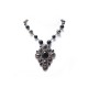 NEUF COLLIER CHANEL 2008 PENDENTIF PERLES NOIRES BLACK PEARLS NECKLACE 1490€