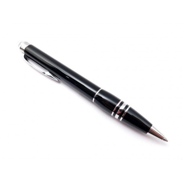 NEUF STYLO BILLE MONTBLANC STARWALKER RESINE PLATINUM BOITE BALLPOINT PEN 