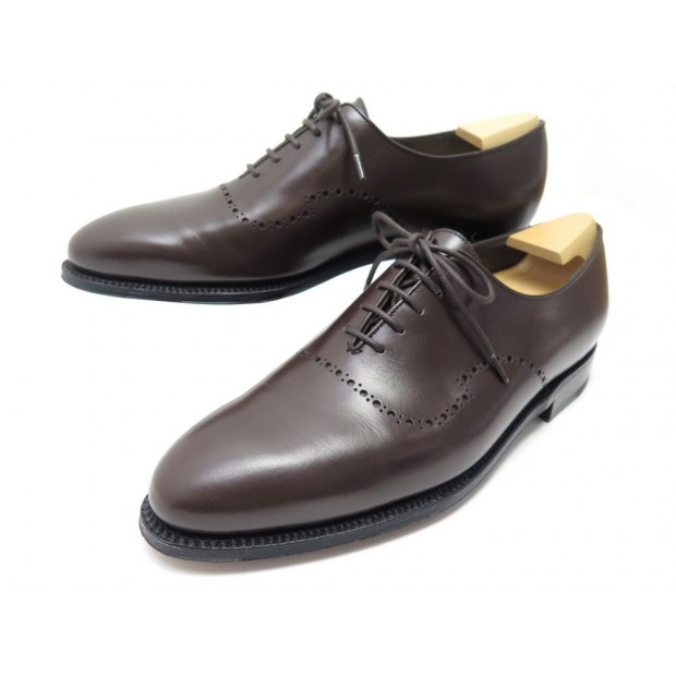 NEUF CHAUSSURES JM WESTON REMI 357 RICHELIEU 7C 41 CUIR MARRON EMBAUCHOIRS 915€