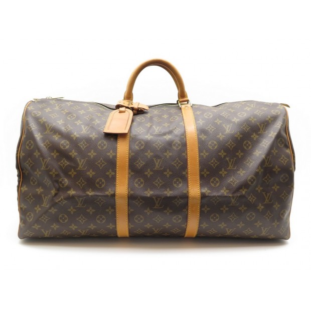 AAM0529 110 Louis Vuitton Keepall 60 Brown Monogram Canvas 