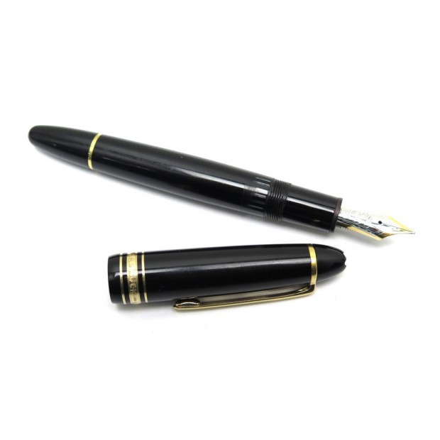 STYLO PLUME MONTBLANC MEISTERSTUCK DORE A RECHARGER NOIR FOUNTAIN PEN 580€