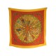 CHALE HERMES AUX PAYS DES EPICES ANNIE FAIVRE CACHEMIRE & SOIE ORANGE SCARF 950€