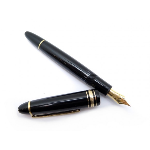 STYLO PLUME MONTBLANC MEISTERSTUCK 146 LE GRAND NOIR & DORE FOUNTAIN PEN 600€