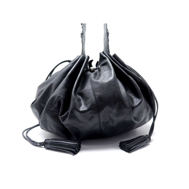 SAC A MAIN GIVENCHY PUMPKIN CUIR NOIR 