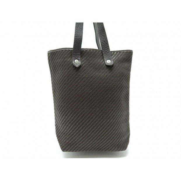 NEUF SAC A MAIN HERMES AHMEDABAD PM CABAS EN CUIR COTON TRESSE MARRON TOTE 1100€