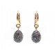 BOUCLES D'OREILLES POMELLATO TABOU EN OR ROSE 18K & TOPAZE GOLD EARRINGS 4300€