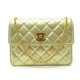 NEUF SAC A MAIN CHANEL WALLET ON CHAIN CUIR DORE 