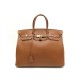 SAC HERMES BIRKIN 40 CUIR MARRON + BOITE 