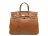 sac a main hermes birkin 40 en cuir togo gold boite