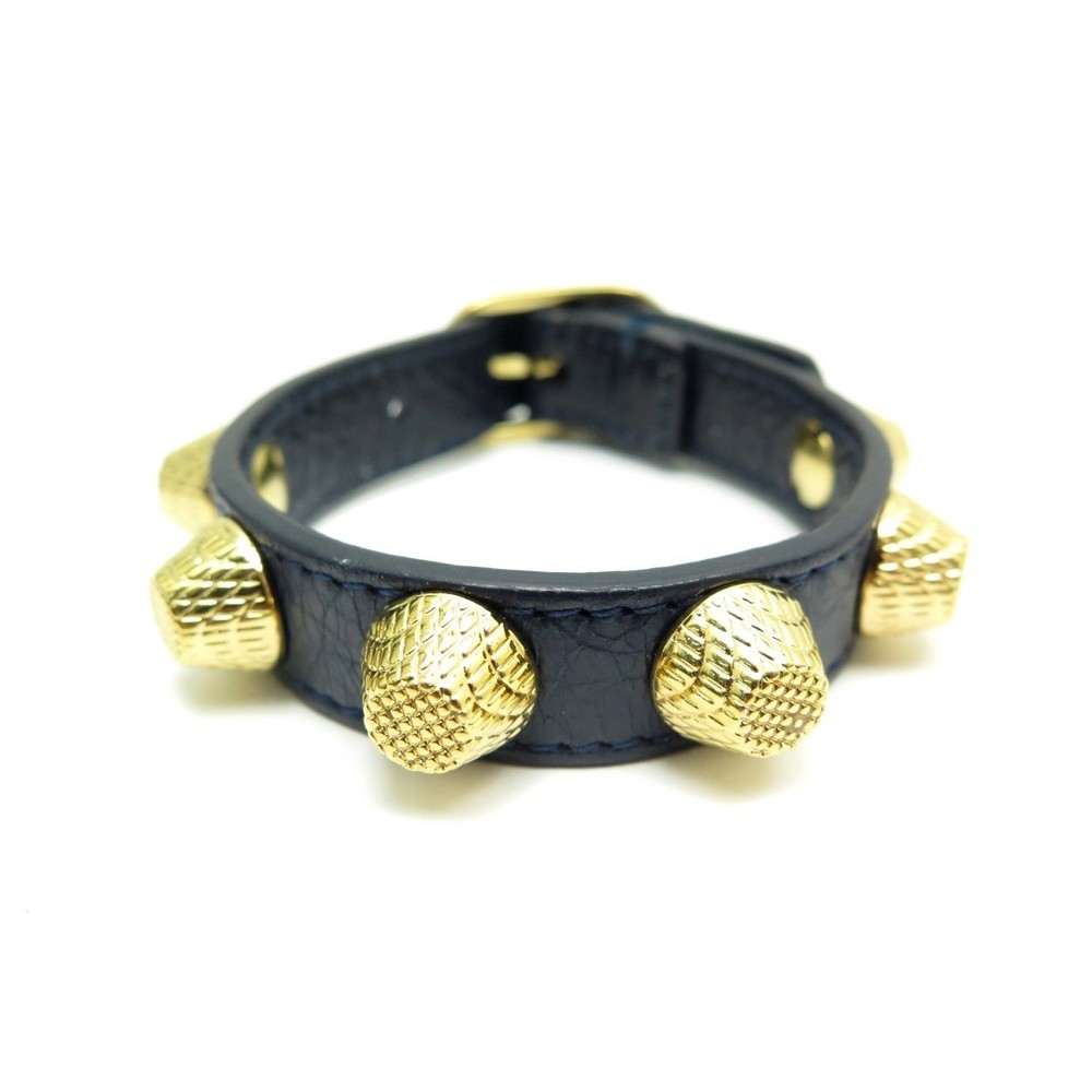 bracelet balenciaga giant stud 303734 m en cuir