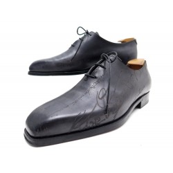 CHAUSSURES BERLUTI RICHELIEU SCRITTO 3 OEILLETS 6.5 40.5 CUIR EMBAUCHOIRS 1860€