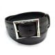 NEUF CEINTURE BERLUTI CLASSIC SCRITTO 85 CM EN CUIR NOIR BLACK LEATHER BELT 510€