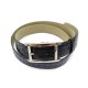 CEINTURE CARTIER TANK AMERICAINE T95 CUIR DE CROCODILE ALLIGATOR NOIR BELT 1860€