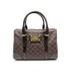 SAC A MAIN LOUIS VUITTON BERKELEY TOILE DAMIER EBENE BROWN CANVAS HAND BAG 1300€