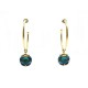 BOUCLES D OREILLES BACCARAT B FLOWER EN VERMEIL ET CRISTAL + ECRIN EARRINGS 440€