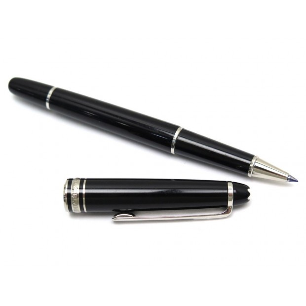 STYLO BILLE MONTBLANC MEISTERSTUCK CLASSIQUE PLATINE 2865 EN RESINE + BOITE 430€