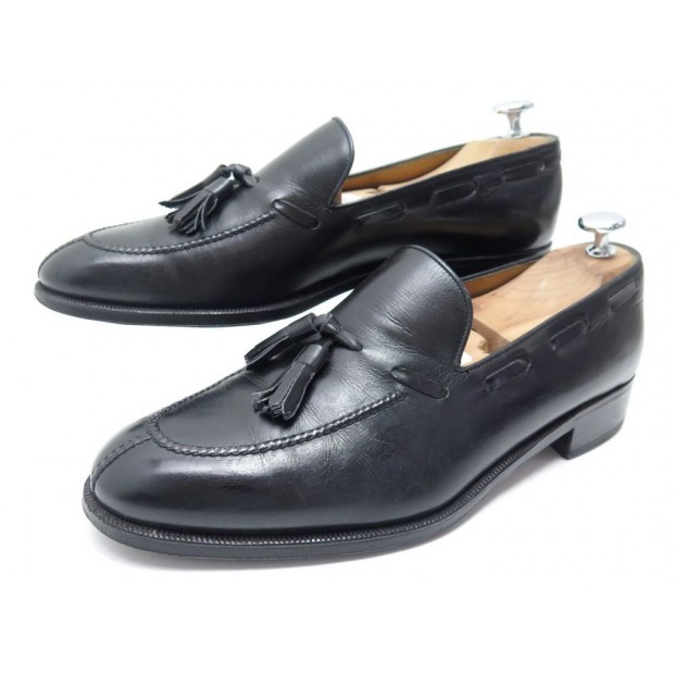 chaussures berluti olga 10 44 richelieu en cuir noir