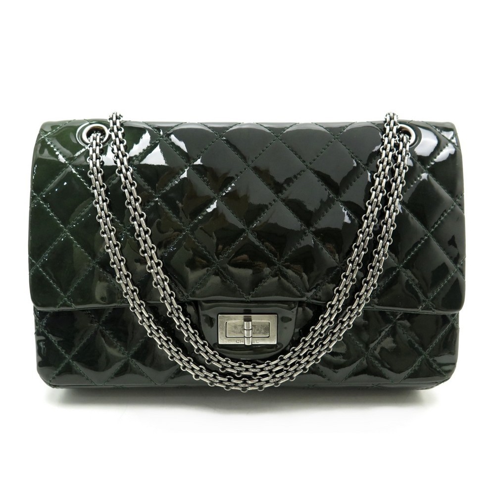 Clutch Bags Chanel Wallet on Chain Handbag 2.55 Chanel in Patent Leather Shoulder Bandouliere Woc Bag