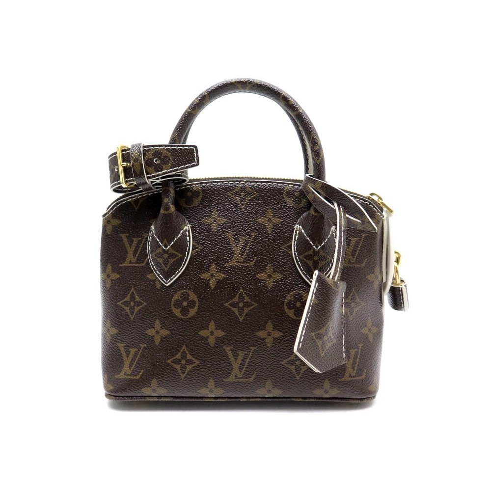 6606/LOUIS VUITTON LOCKIT BB M40599 MONOGRAM SHINY MINI HAND BAG woman lv