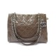 SAC A MAIN CHANEL SHOPPING CUIR MATELASSE CAVIAR MARRON 