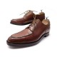 CHAUSSURES CROCKETT & JONES RICHELIEUS BALFOUR 40 6E EN CUIR MARRON SHOES 850€