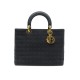 SAC DIOR LADY TOILE NOIR 