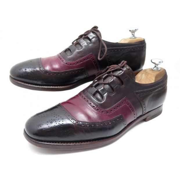 CHAUSSURES CHURCH'S SHANGHAI 3 RICHELIEU 41 41.5 BOUT FLEURI CUIR SHOES 850€