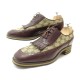 CHAUSSURES GUCCI THOMPSON OXFORD 510111 RICHELIEU 9 44 FR TOILE JACQUARD 1175€