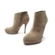 CHAUSSURES GUCCI BOTTINES SOFIA 234826 34.5 IT 35.5 FR DAIM LOW BOOTS SHOES 780€