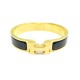 BRACELET HERMES CLIC H METAL DORE 