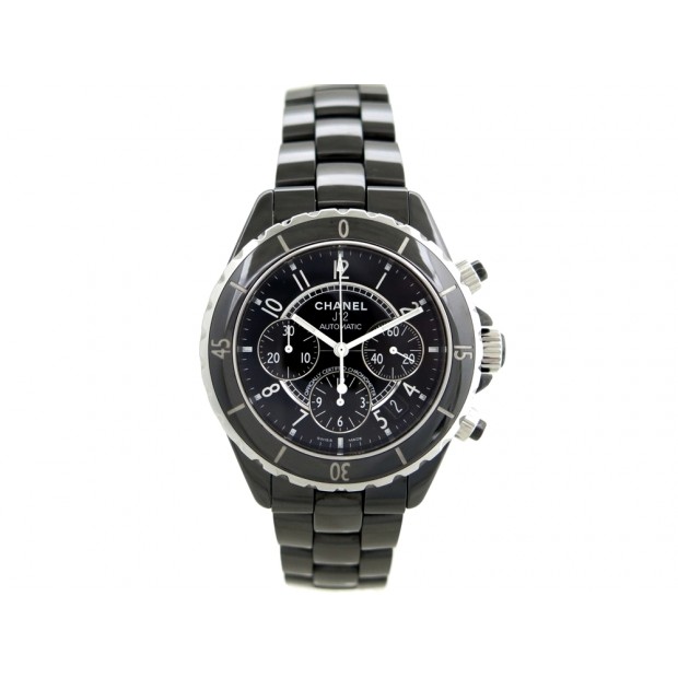 MONTRE CHANEL J12 H0940 CHRONOGRAPHE 41MM AUTOMATIQUE CERAMIQUE NOIR WATCH 7900€