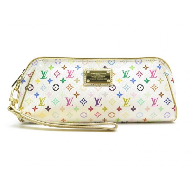 SAC POCHETTE LOUIS VUITTON KATE EN TOILE MONOGRAM MULTICOLORE MURAKAMI BAG 500€