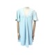 NEUF ROBE BALENCIAGA SHORT SLEEVE MINI DRESS 426409 T38 M POLYESTER BLEU 1050€