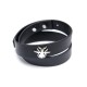 BRACELET DIOR B0876HOMLE 20 CM DOUBLE TOUR EN CUIR NOIR BLACK LEATHER JEWEL 290€