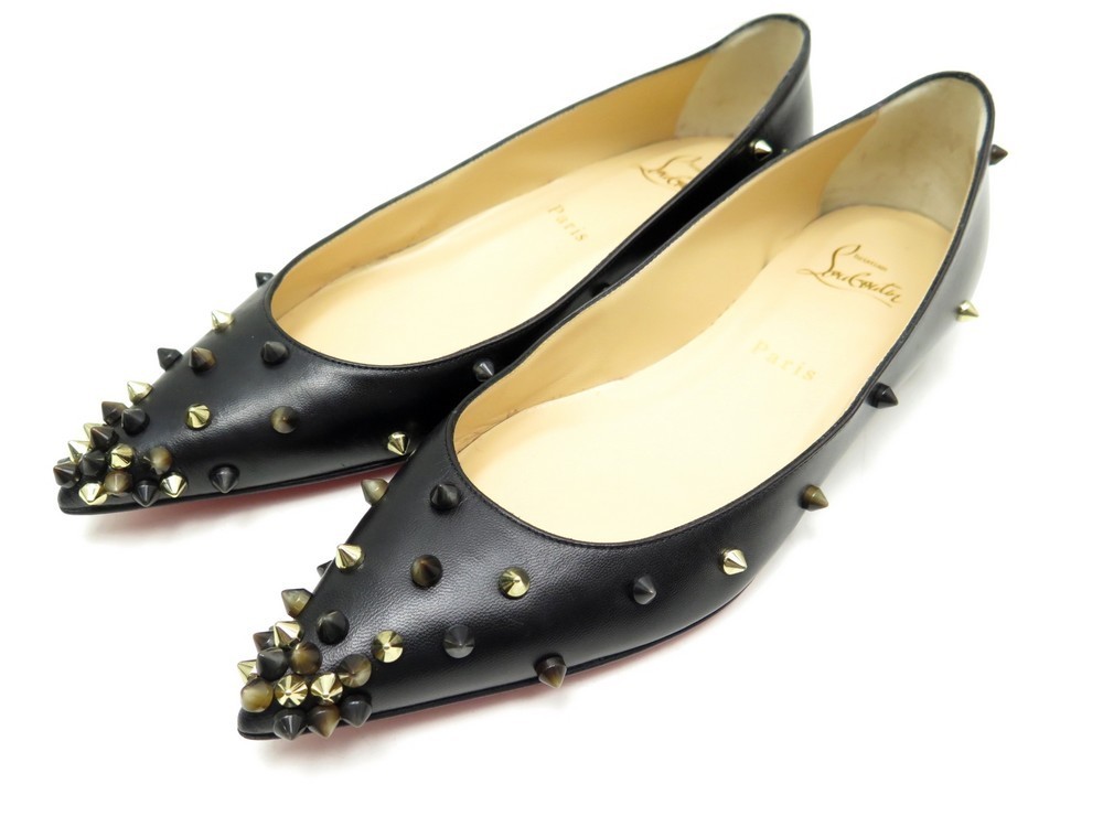 chaussures christian louboutin ballerines spike