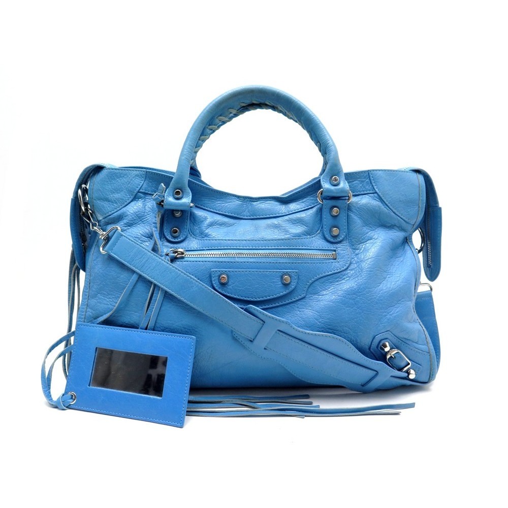 sac balenciaga bleu