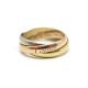 BAGUE CARTIER TRINITY PM B4086100 TAILLE 48 OR JAUNE ROSE BLANC GOLD RING 940€