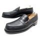 CHAUSSURES JM WESTON 180 9.5C 43.5 MOCASSINS EN CUIR NOIR LEATHER LOAFERS 610€