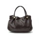 SAC A MAIN CHANEL SHOPPING CUIR GRAINE MARRON 