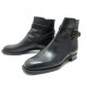 CHAUSSURES JM WESTON JODHPUR 722 8D 42 BOTTINES A BOUCLE EN CUIR NOIR BOOTS 995€