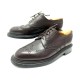 CHAUSSURES JM WESTON TRIPLE SEMELLE 590 8D 42 DERBY BOUT FLEURI CUIR SHOES 1185€