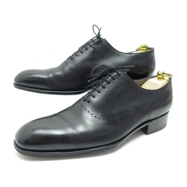 CHAUSSURES JM WESTON ONE CUT 581 8D 42 RICHELIEU EN CUIR NOIR + EMBAUCHOIRS 895€