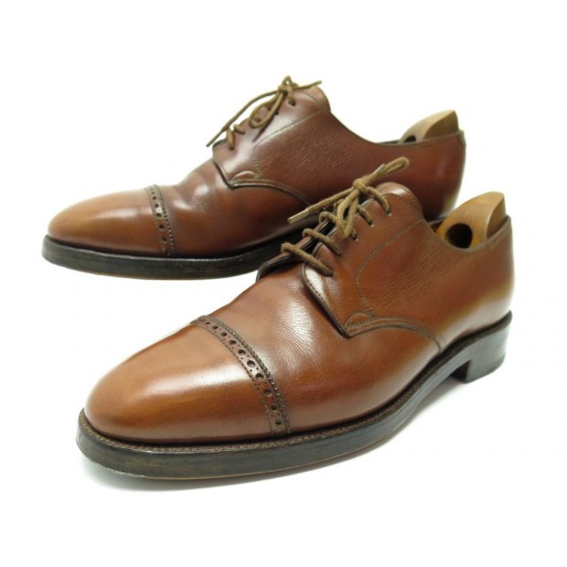 CHAUSSURES JOHN LOBB RUSSEL 8E 42 CUIR MARRON 