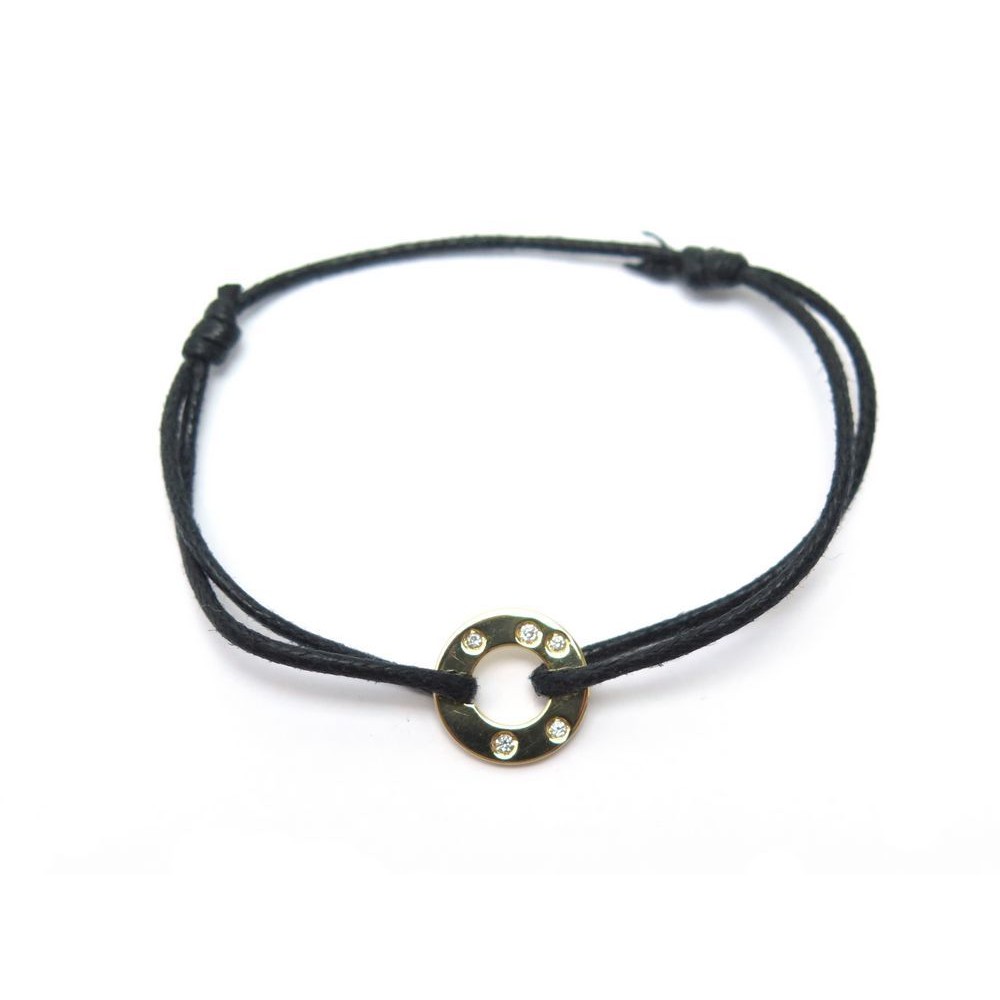 Purchase Menottes dinh van R8 cord bracelet, rose gold, diamonds