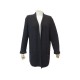 NEUF PULL HERMES GILET LONG XL 46 EN CACHEMIRE ANTHRACITE CASHMERE VEST 1700€